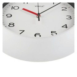 Horloge Murale Versa 18560770 Noir Plastique 6,6 x 29,3 x 29,3 cm