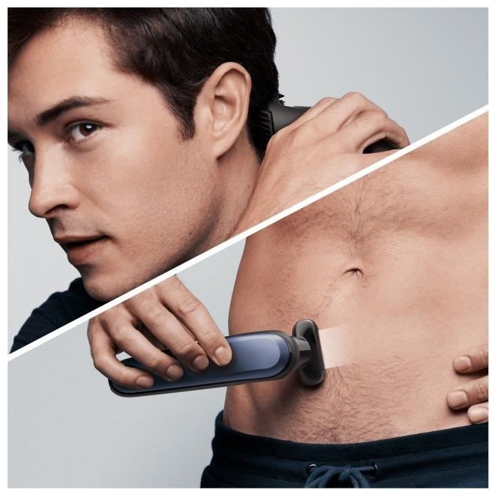 Braun 7 MGK7330, Tondeuse a Barbe 10-En-1 Pour Homme, Tondeuse Pour Vi