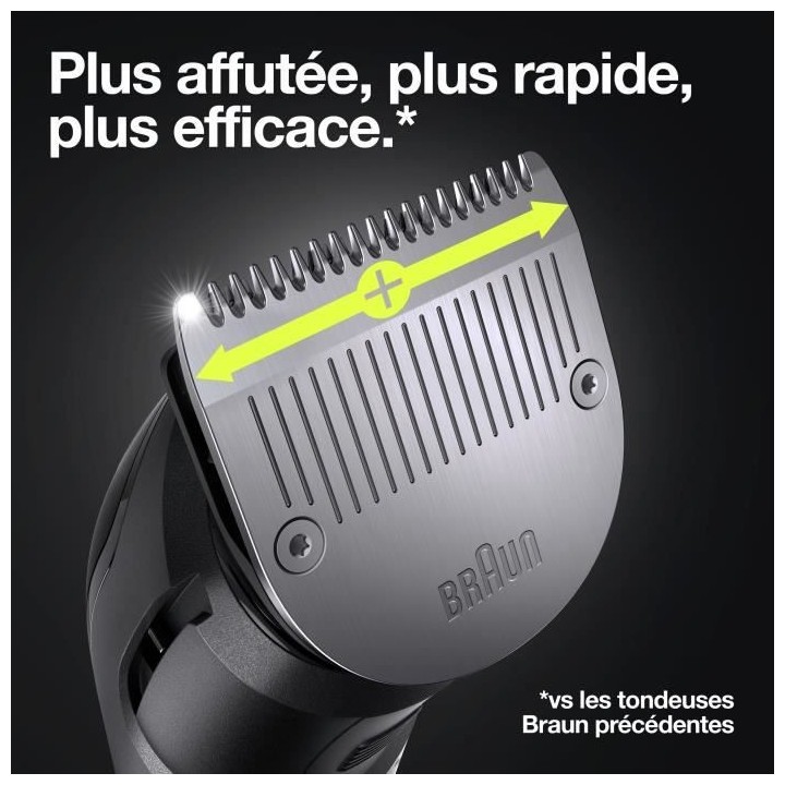 Braun 7 MGK7330, Tondeuse a Barbe 10-En-1 Pour Homme, Tondeuse Pour Vi
