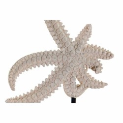 Figurine Décorative DKD Home Decor Étoile 20,20 x 8 x 31,5 cm Corail Blanc Résine Marbre Étoile de mer