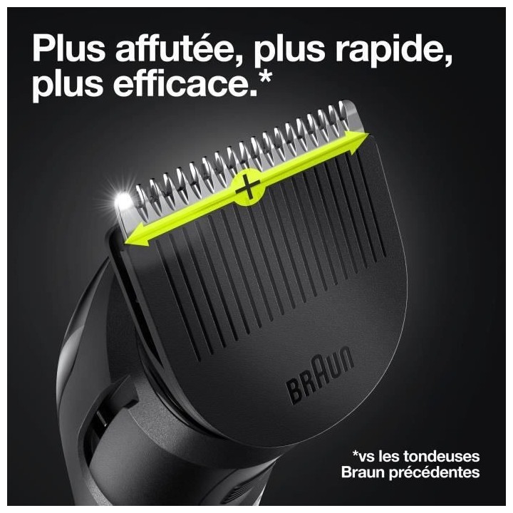 Braun 5 MGK5360, Tondeuse a Barbe 8-En-1 Pour Homme, Tondeuse Pour Vis
