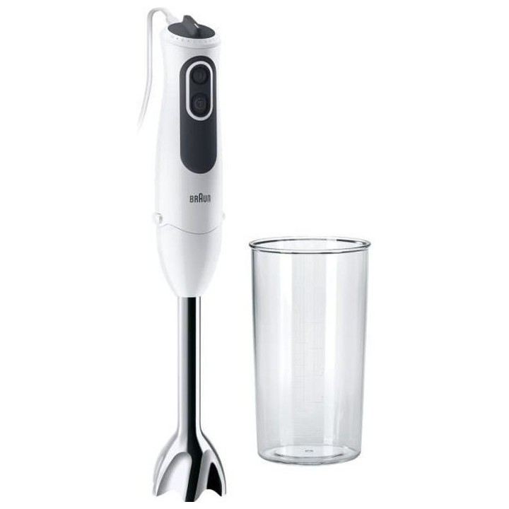 BRAUN MQ3100WH Mixeur plongeant Smoothie Plus - Blanc