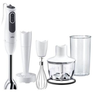 BRAUN MQ3137WH Mixeur plongeant avec hachoir Sauce Plus - Blanc