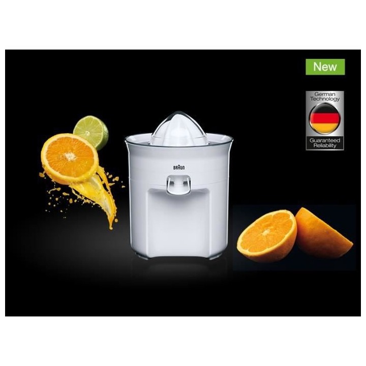 BRAUN CJ3050WH Presse-agrumes électrique - 60 W - Blanc