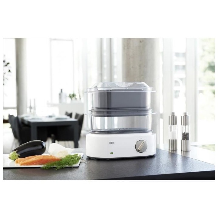 BRAUN FS5100WH Cuiseur vapeur Identity Collection - Blanc