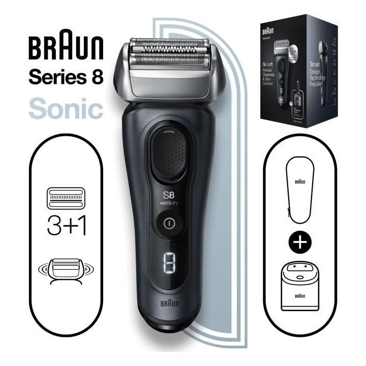 Braun Series 8 8453cc Rasoir Électrique Pour Homme