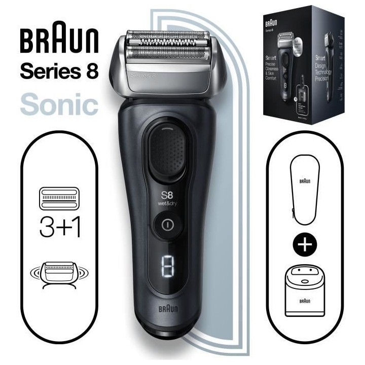 Braun Series 8 8453cc Rasoir Électrique Pour Homme