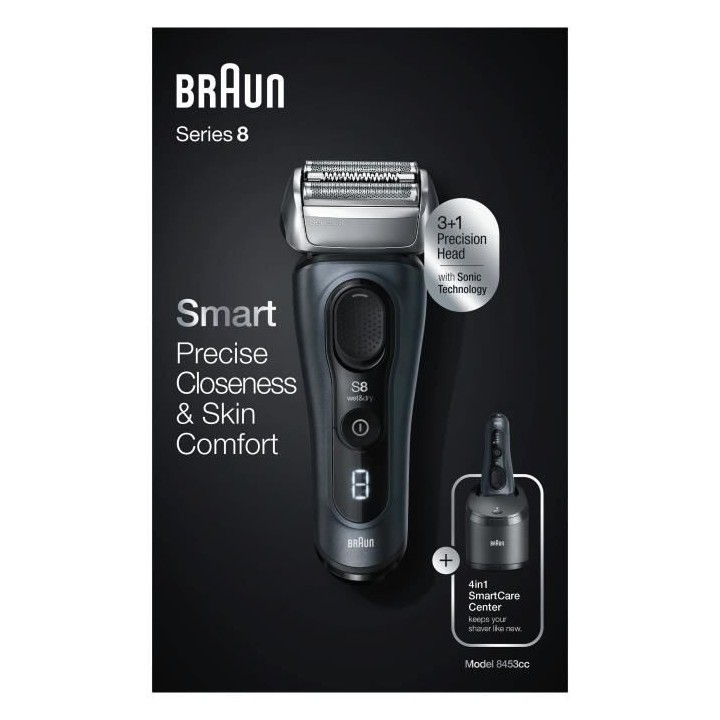 Braun Series 8 8453cc Rasoir Électrique Pour Homme