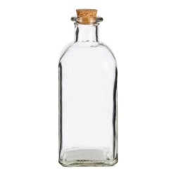 Bouteille d'eau Localization_B098KBLH1F Transparent Liège verre 750 ml