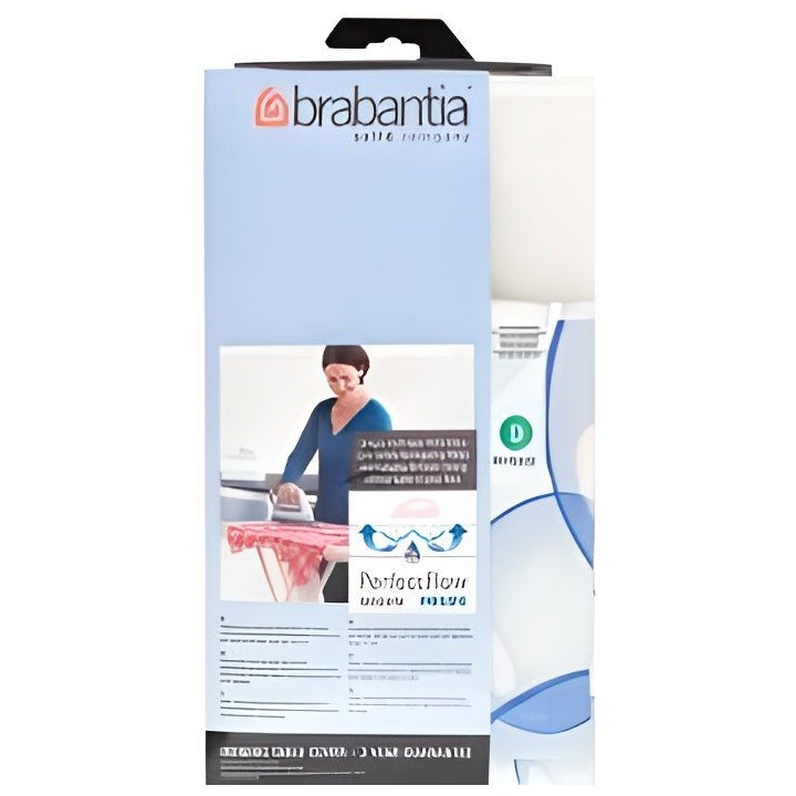 BRABANTIA Housse pour table a repasser Bubble, Perfect flow - 135 x 45