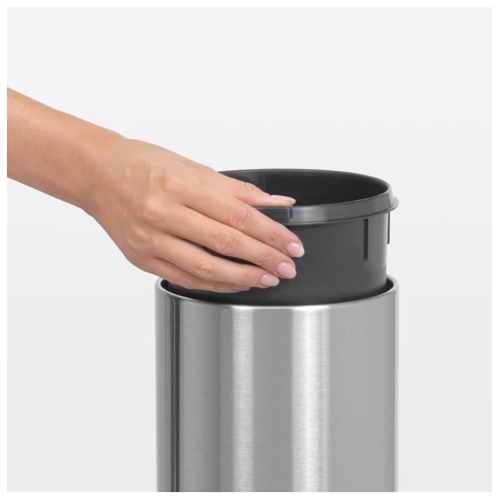 BRABANTIA Poubelle Touch Bin - 3L - Acier mat