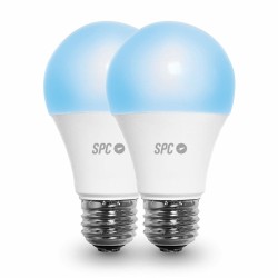 Ampoule à Puce SPC Aura 1050 Wifi 10 W E27 75 W 2700K - 6500K (2 uds)