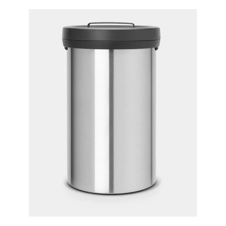 BRABANTIA Poubelle Big Bin - 60 L - Matt Steel Fingerprint Proof