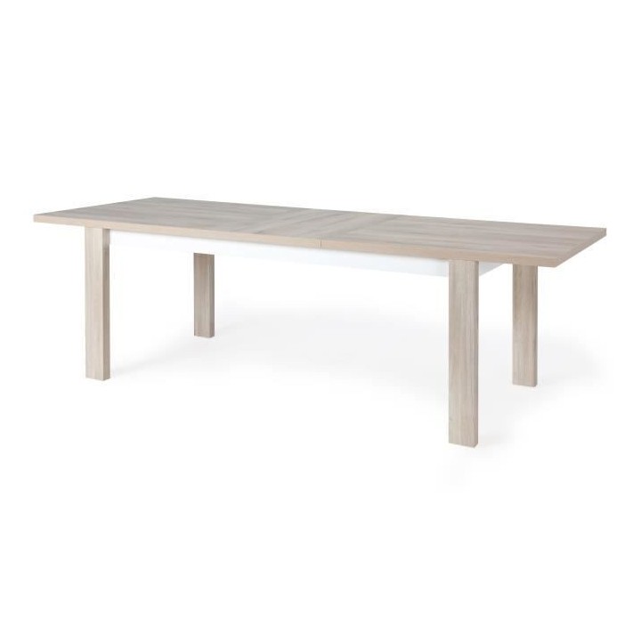 Table extensible OLERON - 8/10 personnes - Décor chene - Made in Fran