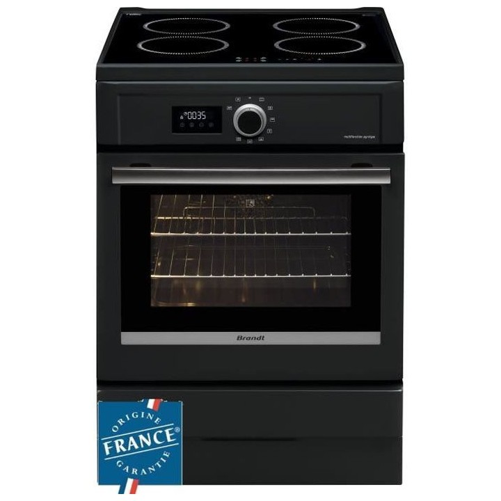 BRANDT BCI6656A - Cuisiniere table induction-4 foyers-9275 kW-Four él