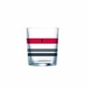 Set de Verres Pierre Cardin Eclat Rayures Verre Transparent (4 uds)