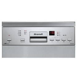 Lave-vaisselle pose libre BRANDT DFS1010X - 10 couverts - Induction - L45cm - 47dB - Inox