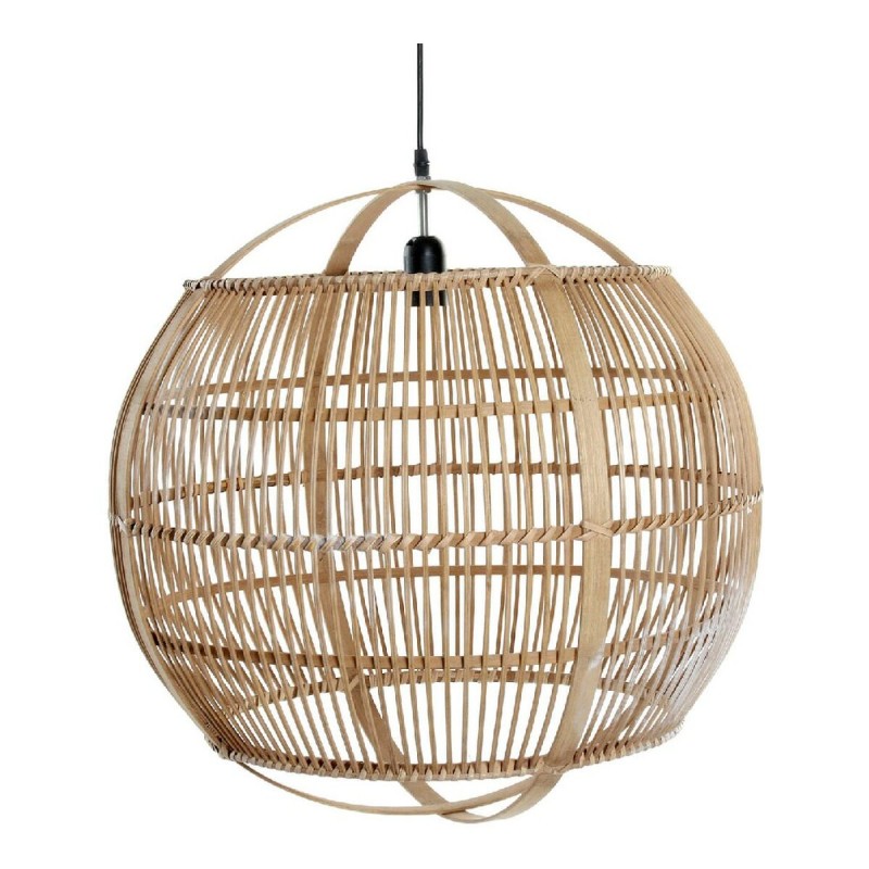 Suspension DKD Home Decor 55,5 x 55,5 x 55 cm Naturel Bambou 220 V 50 W