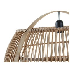 Suspension DKD Home Decor 55,5 x 55,5 x 55 cm Naturel Bambou 220 V 50 W