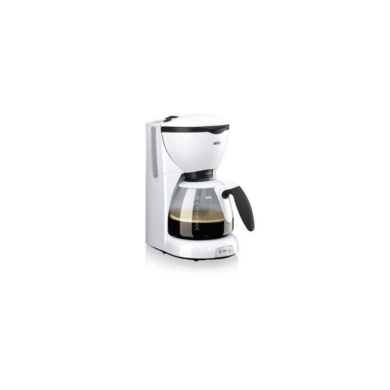 BRAUN KF520/1 Cafetiere filtre CaféHouse PurAroma - Blanc