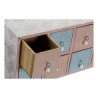 Boîte à bijoux DKD Home Decor 8424001749591 25,5 x 8 x 14 cm Rose Lila Laiton Bois de manguier (2 Unités)