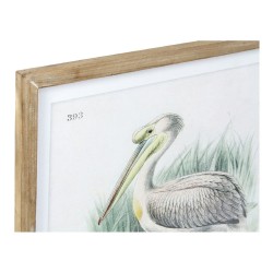 Cadre DKD Home Decor Pelican Oiseau 60 x 2 x 60 cm (2 Unités)