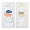 Cadre DKD Home Decor Stones 60 x 3,8 x 120 cm Scandinave (2 Unités)