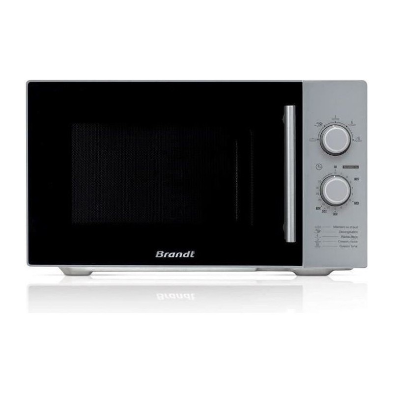 Micro-ondes monofonction pose libre BRANDT SM 2602S silver - 26 L - 900 W