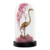 Figurine Décorative DKD Home Decor Doré Flamant rose 11 x 11 x 22 cm Noir Rose Tropical