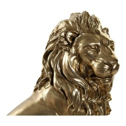 Figurine Décorative DKD Home Decor RF-181552 Noir Doré Résine Lion 36 x 24 x 44 cm