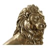 Figurine Décorative DKD Home Decor RF-181552 Noir Doré Résine Lion 36 x 24 x 44 cm