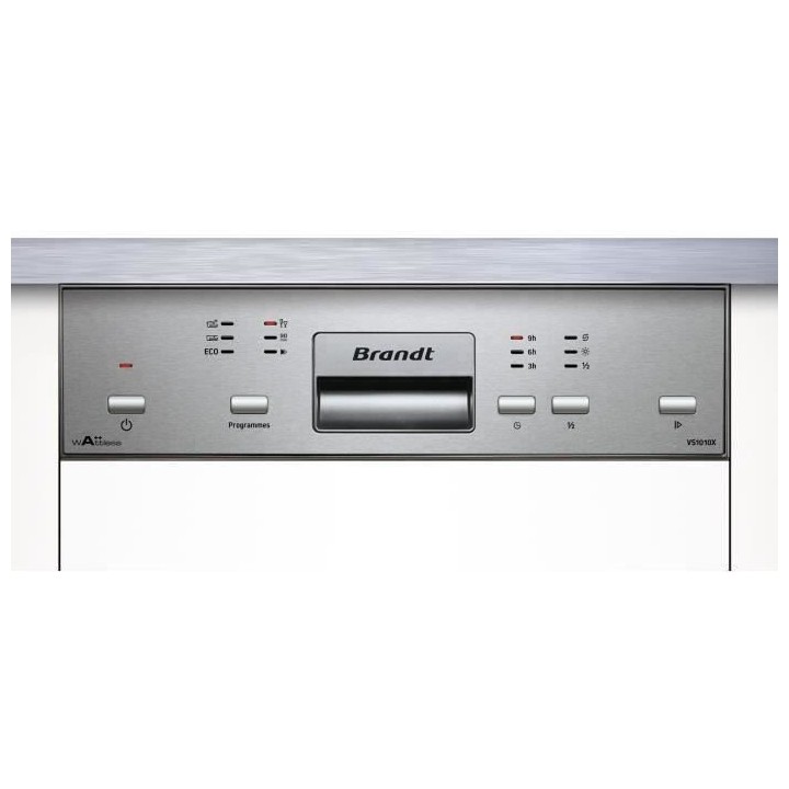 Lave-vaisselle encastrable BRANDT VS1010X - Induction - 10 couverts -