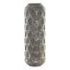 Vase DKD Home Decor Finition vieillie Gris Doré Métal Oriental 19 x 19 x 47 cm