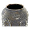 Vase DKD Home Decor Finition vieillie Gris Doré Métal Oriental 19 x 19 x 47 cm