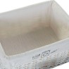 Set de basket DKD Home Decor Polyester osier (5 pcs) (48 x 38 x 22 cm) (26 x 19 x 13 cm) (42 x 33 x 19 cm)