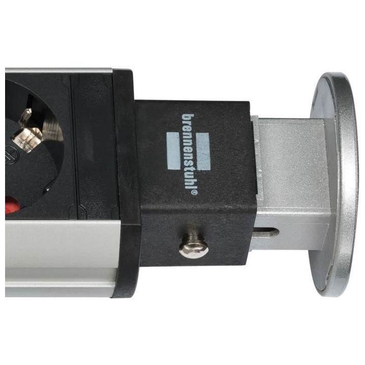 Brennenstuhl Multiprise TOWER POWER encastrable - 3 prises + 2 prises