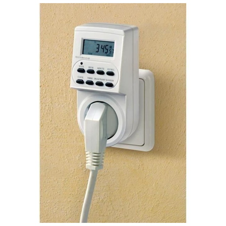 Brennenstuhl Programmateur digital hebdomadaire 10 programmes (cycle 7