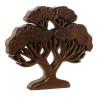 Figurine Décorative DKD Home Decor Bois d'acacia Arbre (1 pcs) (35 x 4 x 31 cm)