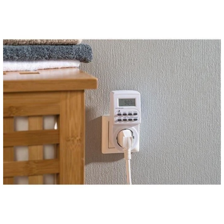 Brennenstuhl Programmateur digital hebdomadaire 10 programmes (cycle 7