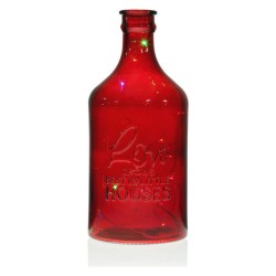 Bouteille LED Love Verre