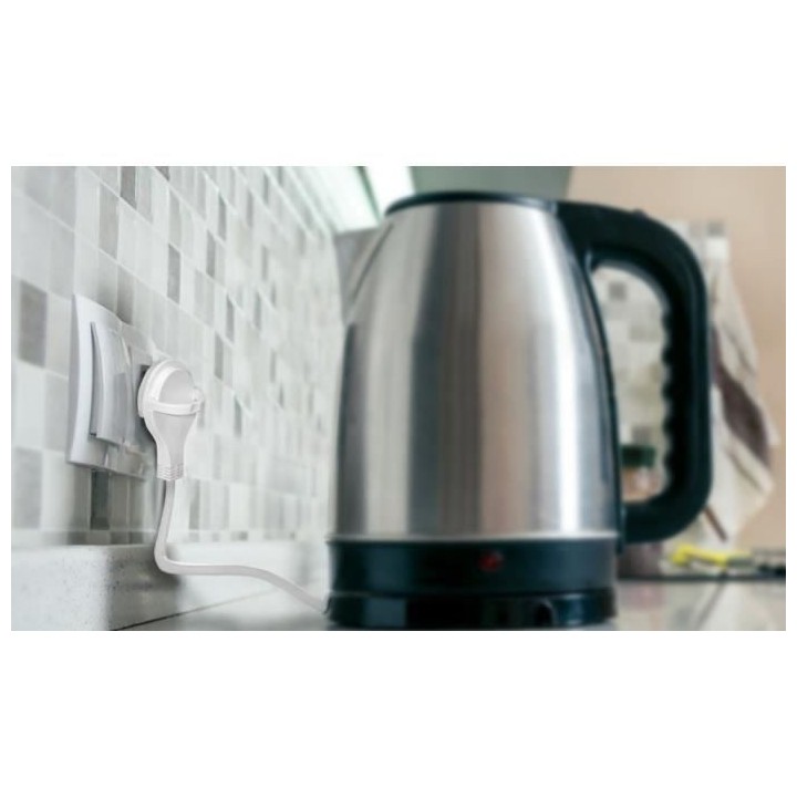 Brennenstuhl Rallonge 3m de câble avec fiche plate et prise double (u