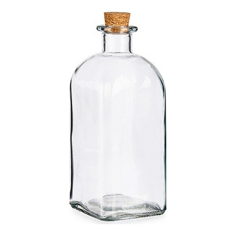 Bouteille en Verre Vivalto Transparent Liège verre (1000 ml)