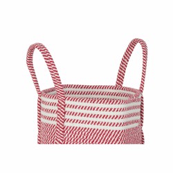 Panier DKD Home Decor 8424001855834 Rouge Gris Beige 30 x 30 x 34 cm Boho (3 Pièces)