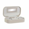 Boîte à bijoux DKD Home Decor 8424001859801 18,5 x 10 x 5 cm Miroir Beige