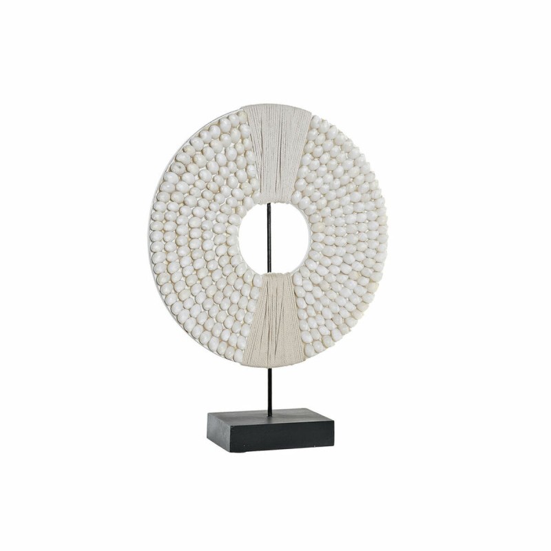 Figurine Décorative DKD Home Decor Fer Cercles Coquillages (40 x 11 x 53 cm)