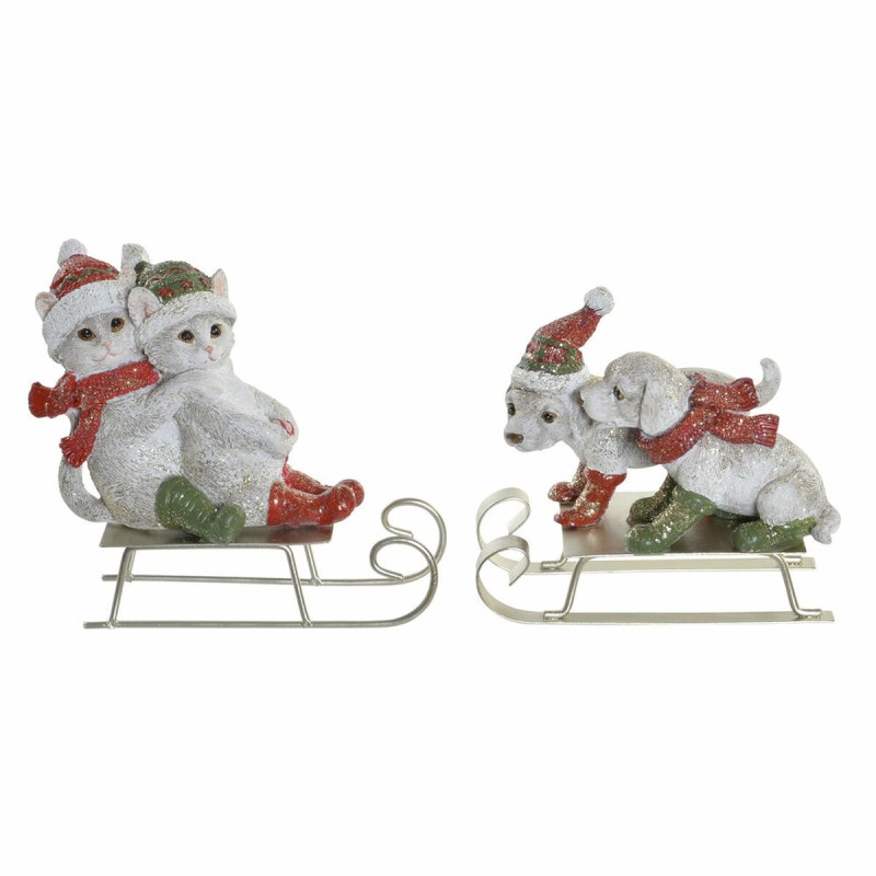 Figurine Décorative DKD Home Decor Résine (2 pcs) (10 x 5.5 x 10.5 cm)