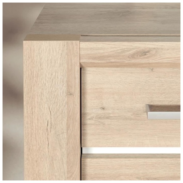 Buffet OLERON - 3 portes - Décor chene - Made in France - L 180 x P 4