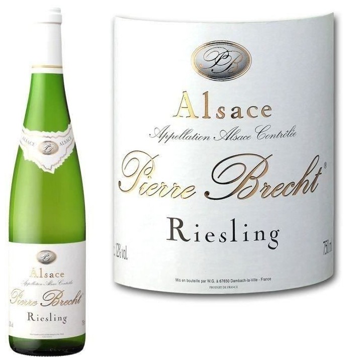 Pierre Brecht Riesling - Vin blanc d'Alsace