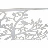 Décoration murale DKD Home Decor 84,5 x 1 x 49 cm Arbre Blanc Cottage (2 Unités)