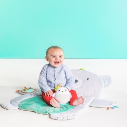 BRIGHT STARTS Tapis d'éveil Ours Polaire Tummy Time Prop & Play™